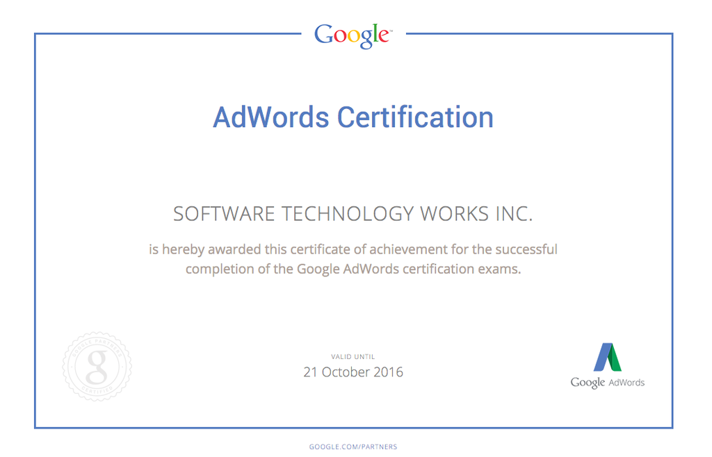 google adword certified partner