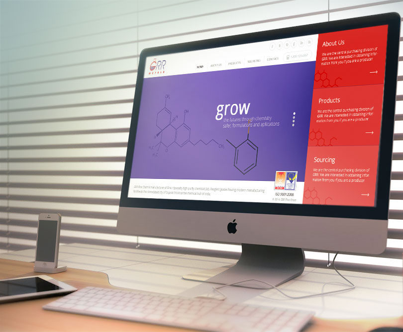Chemical Website Design