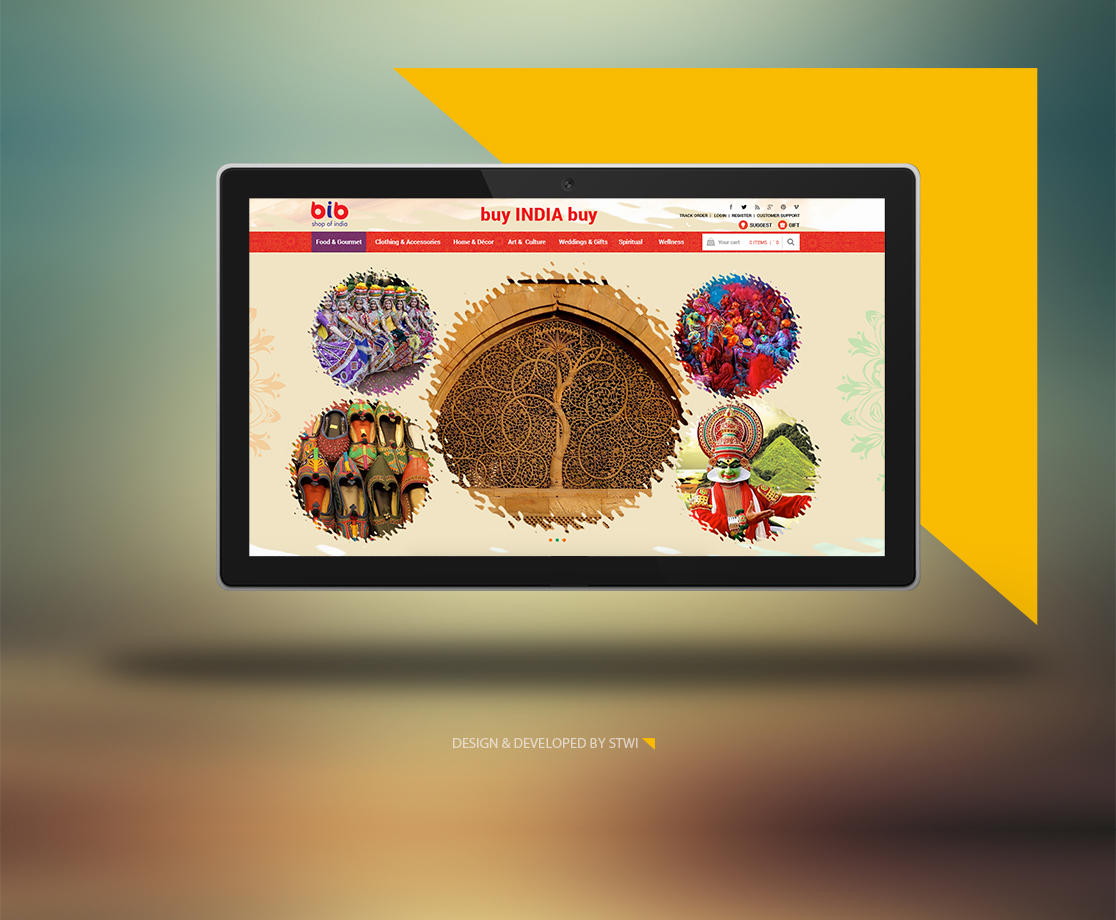 BuyINDIABuy - Ecommerce Website Design Template