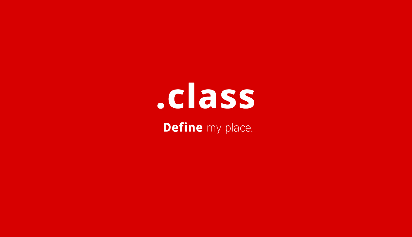 CLASS Tag in HTML