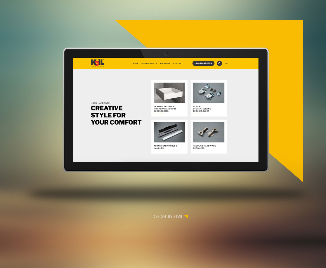 Website Design for Hardware Company